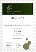 Pämierungsurkunde für Destillate 2015, Brennerei Trost, Linsenhofen